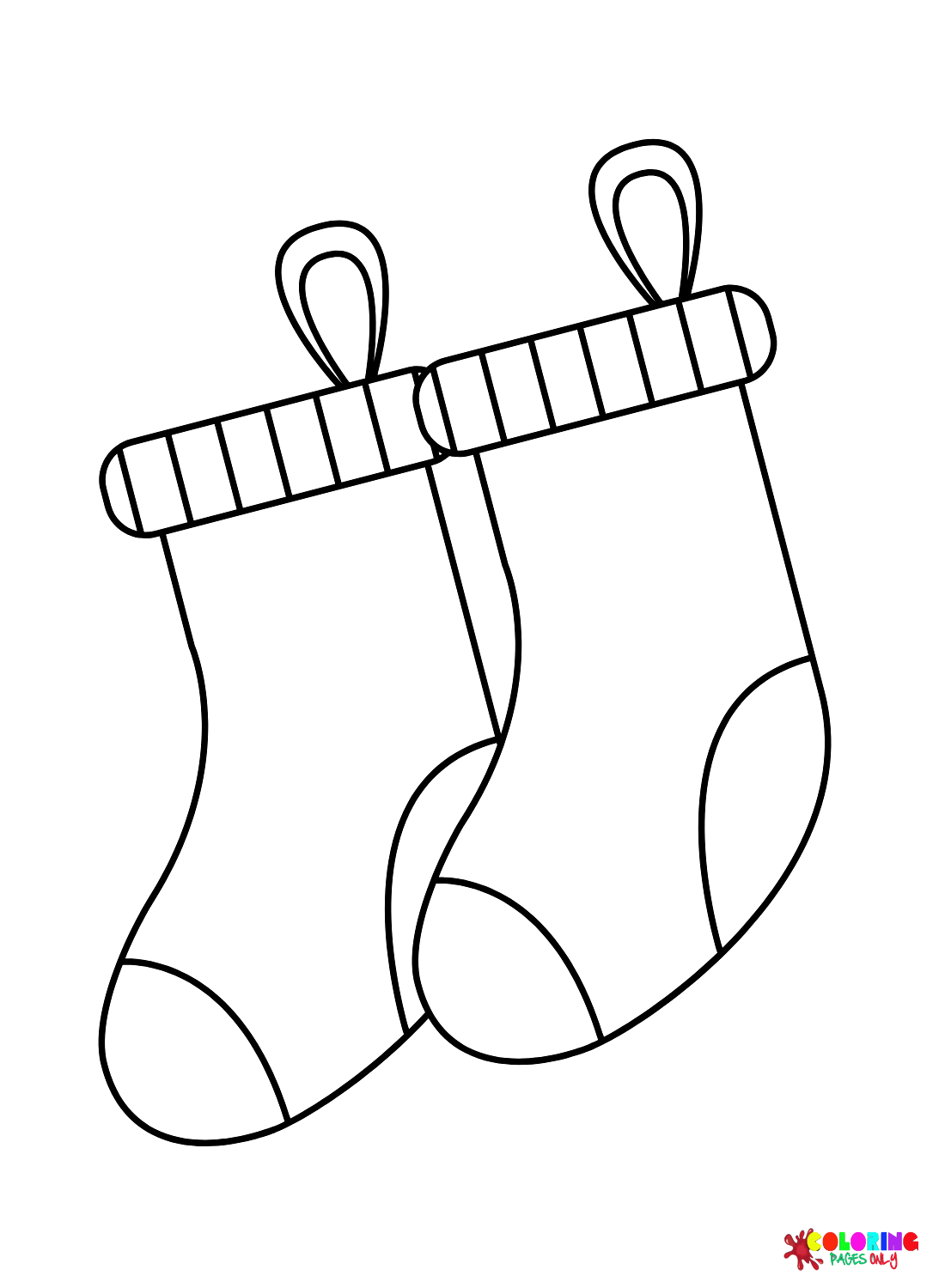 47 Free Printable Socks Coloring Pages