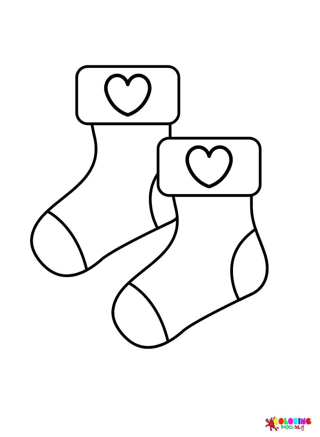Socks with Hearts from Socks