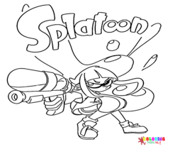 Splatoon Coloring Pages