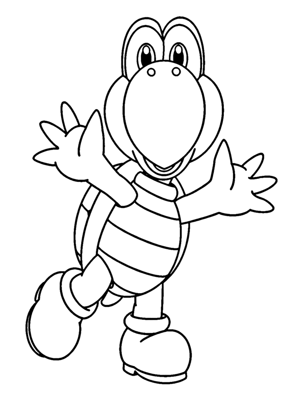 15 Koopa Troopa Coloring Pages - ColoringPagesOnly.com