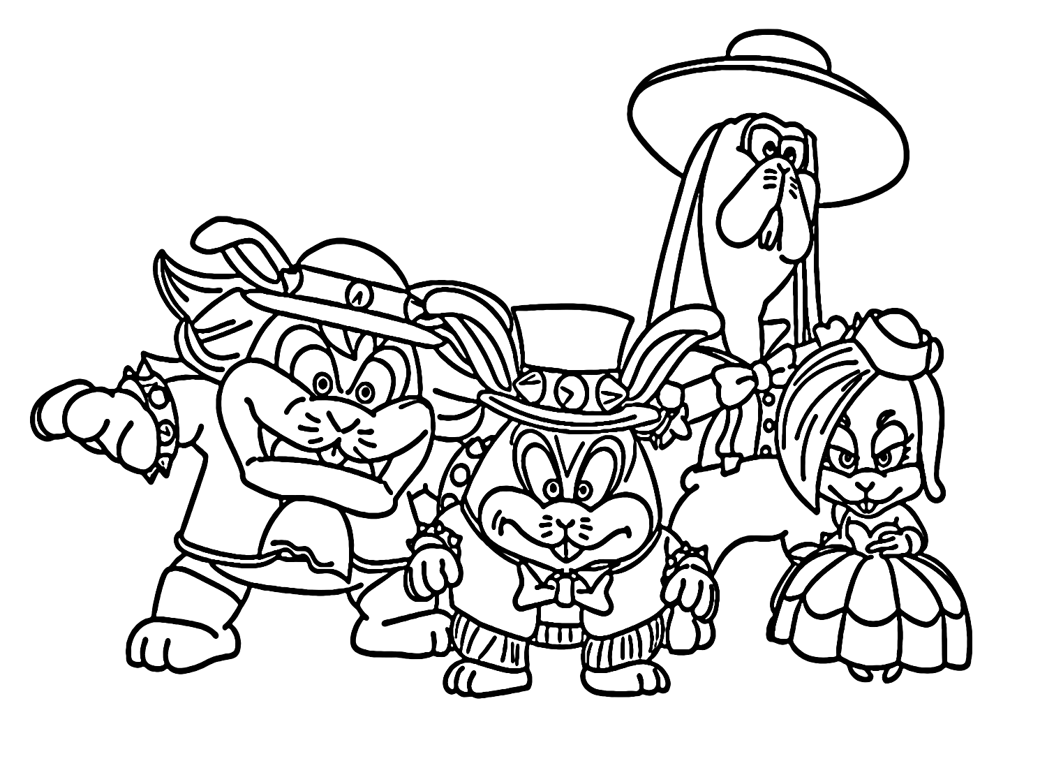 Coloriage Mario Odyssey Coloriage Mario Odyssey