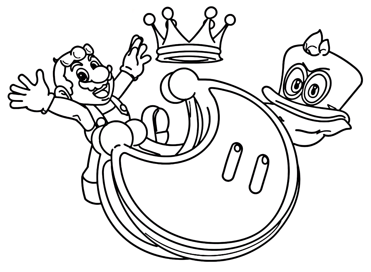 Colouring Pages Super Mario Odyssey Castle Infoupdate Colouring Pages Super Mario Odyssey Castle Infoupdate