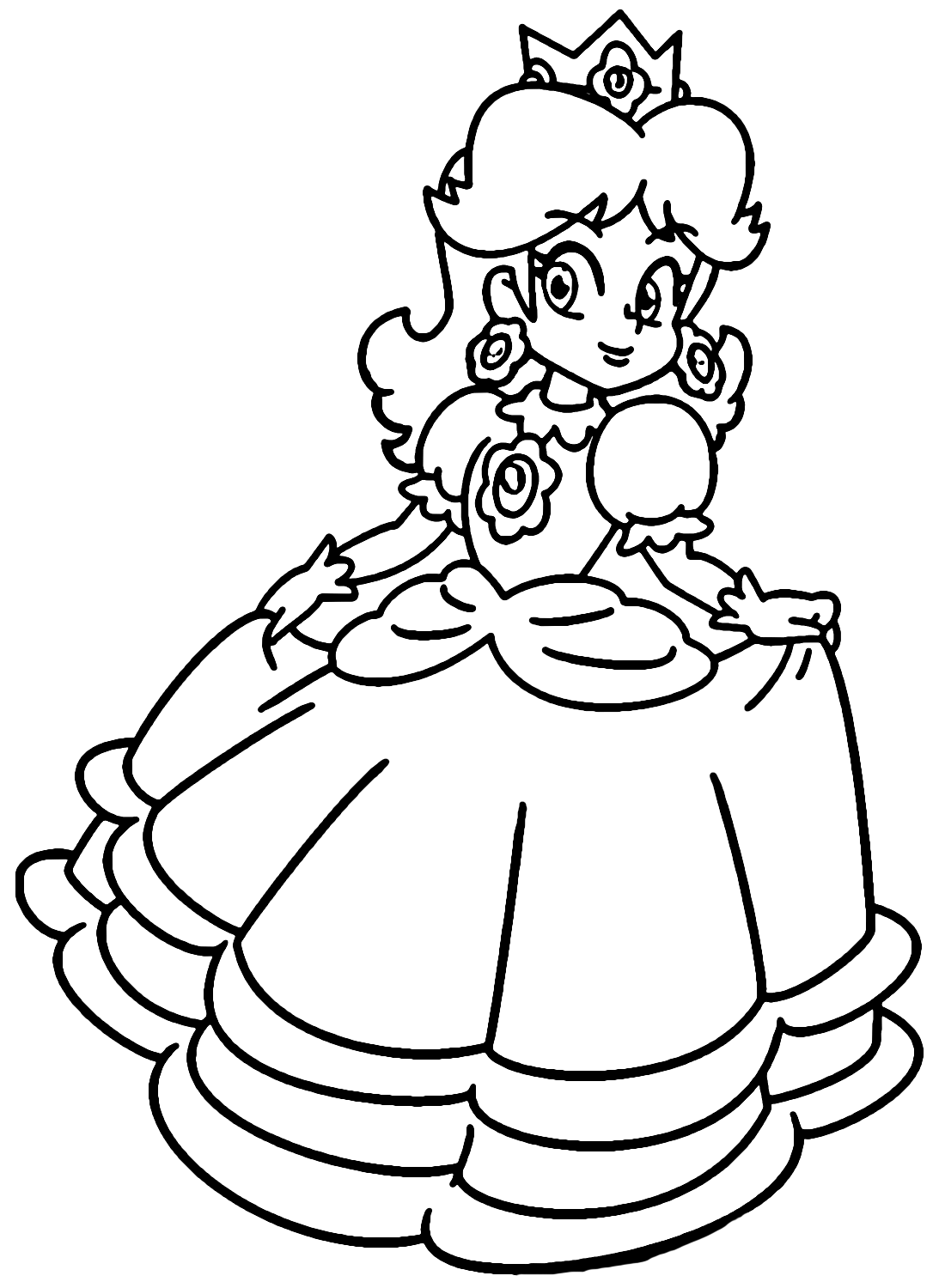 dibujos para colorear de la princesa daisy