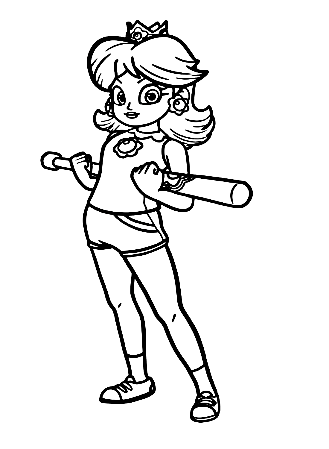 Superestrella del béisbol Princesa Daisy de La princesa Daisy