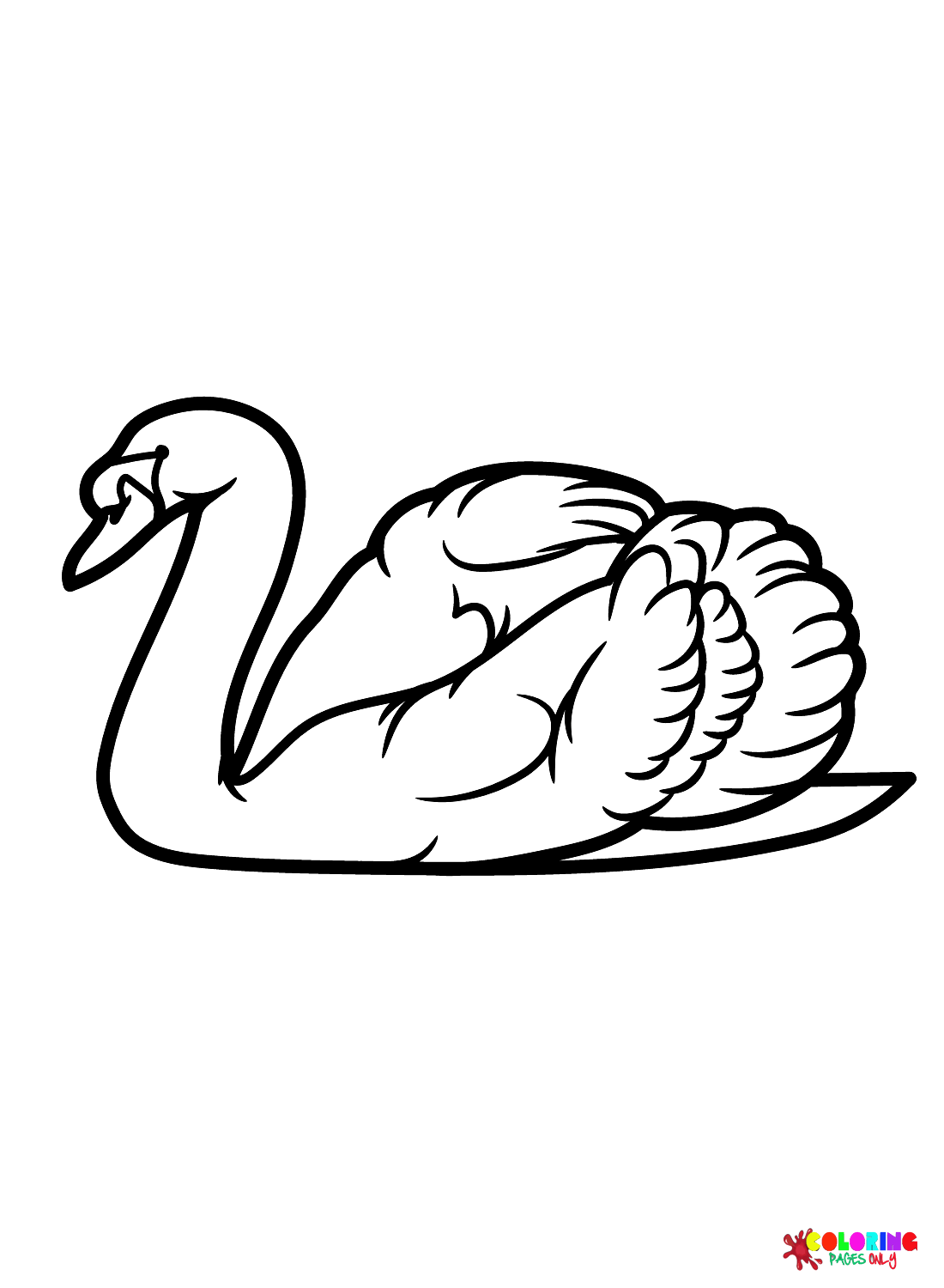 Лебединый цвет Листы от Swan