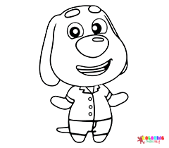 Talking Ben Coloring Pages