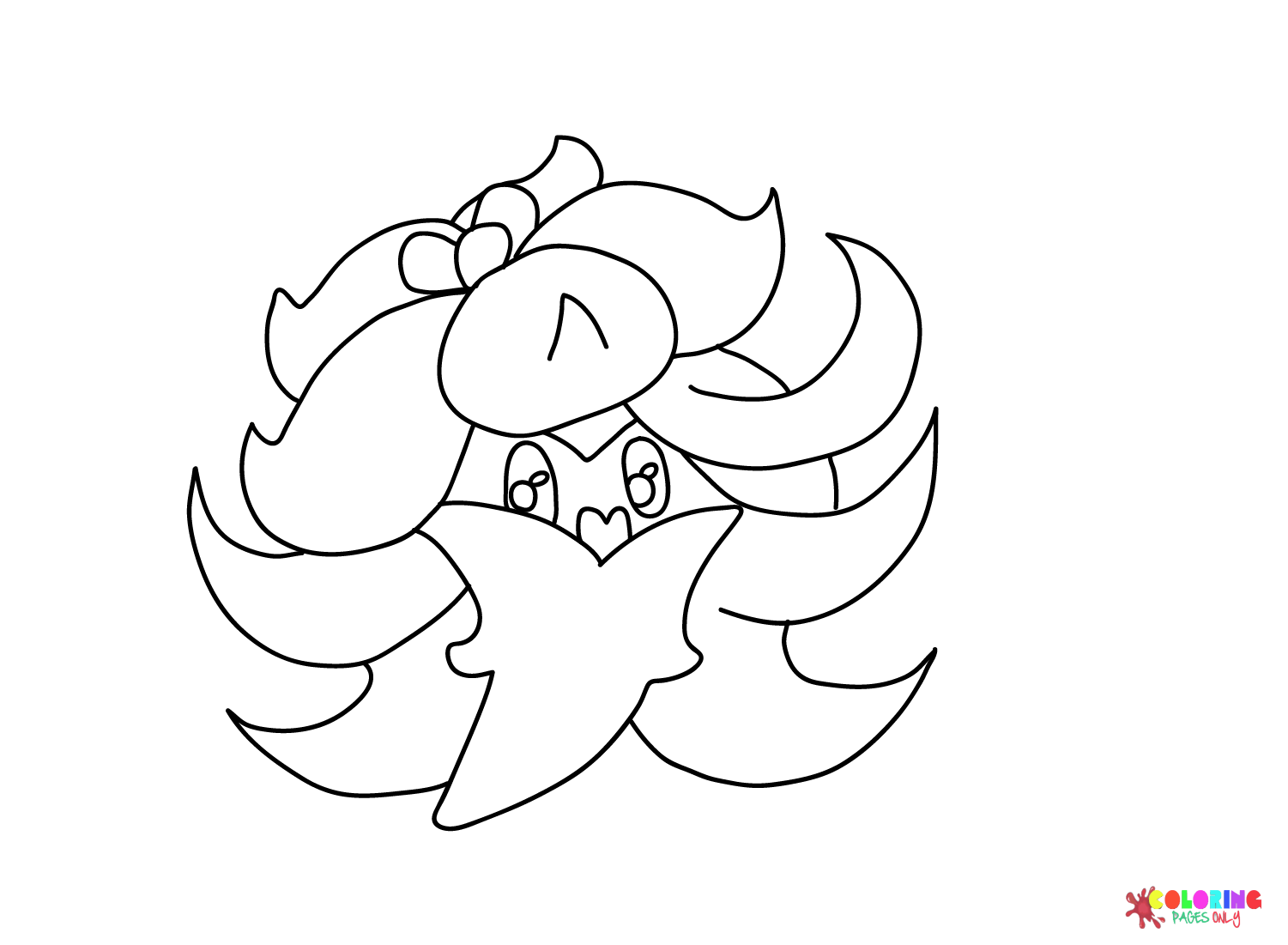 The Gossifleur Pokemon Coloring Page