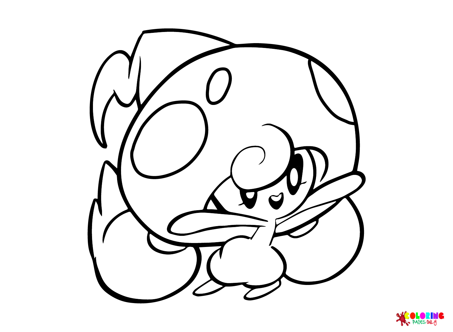 Coloring Pages Hattrem Pokemon Ready For Download