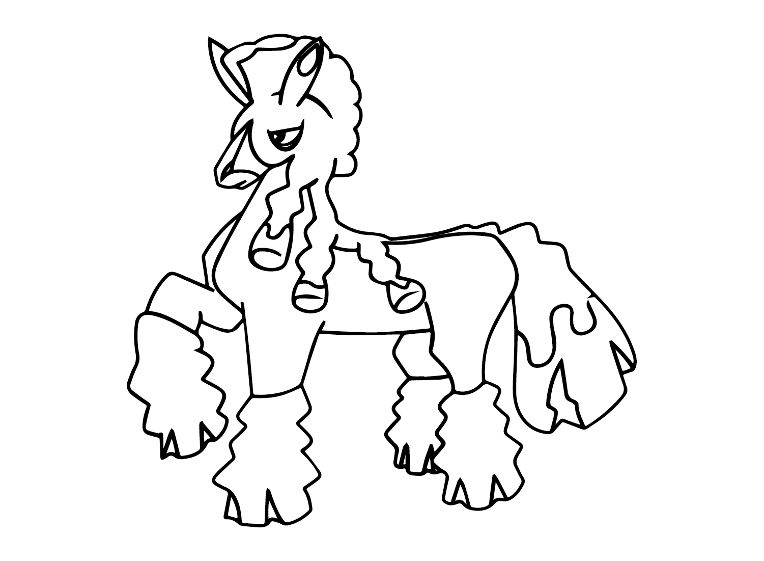 The Mudsdale Coloring Page
