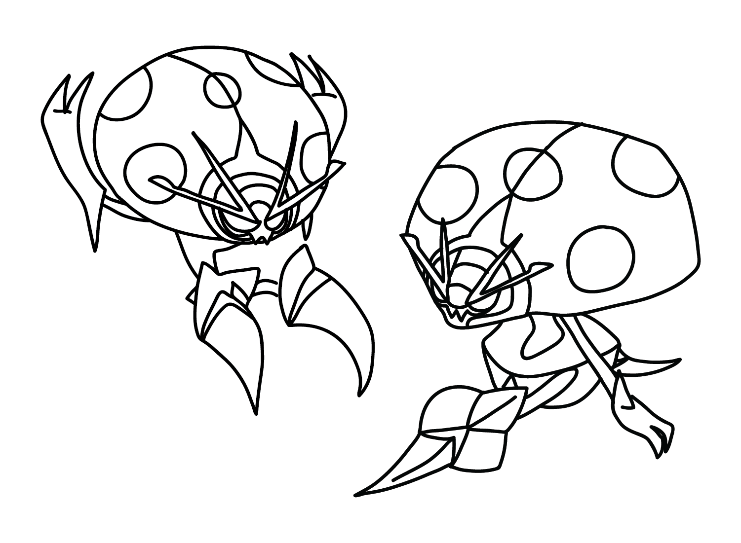 The Pokemon Orbeetle Coloring Page