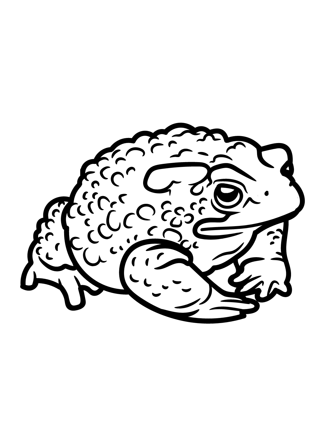 Toad to Print Coloring Page