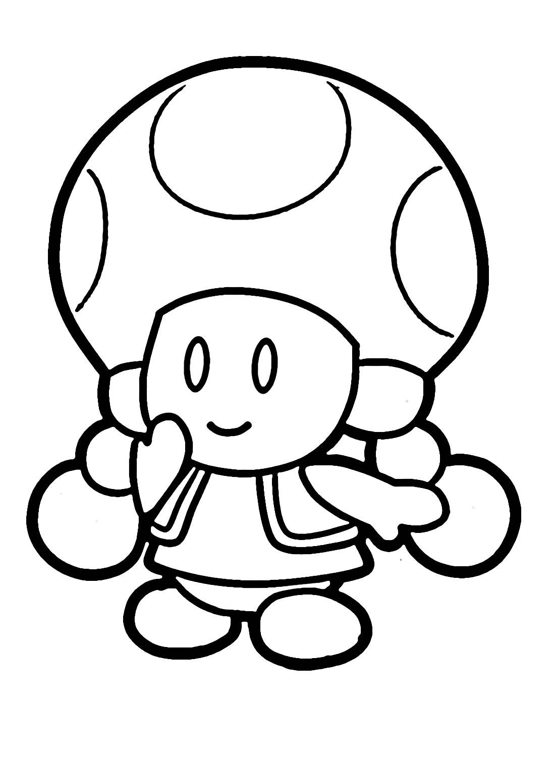 Toadette Super Mario Coloring Pages Free Printable Coloring Pages
