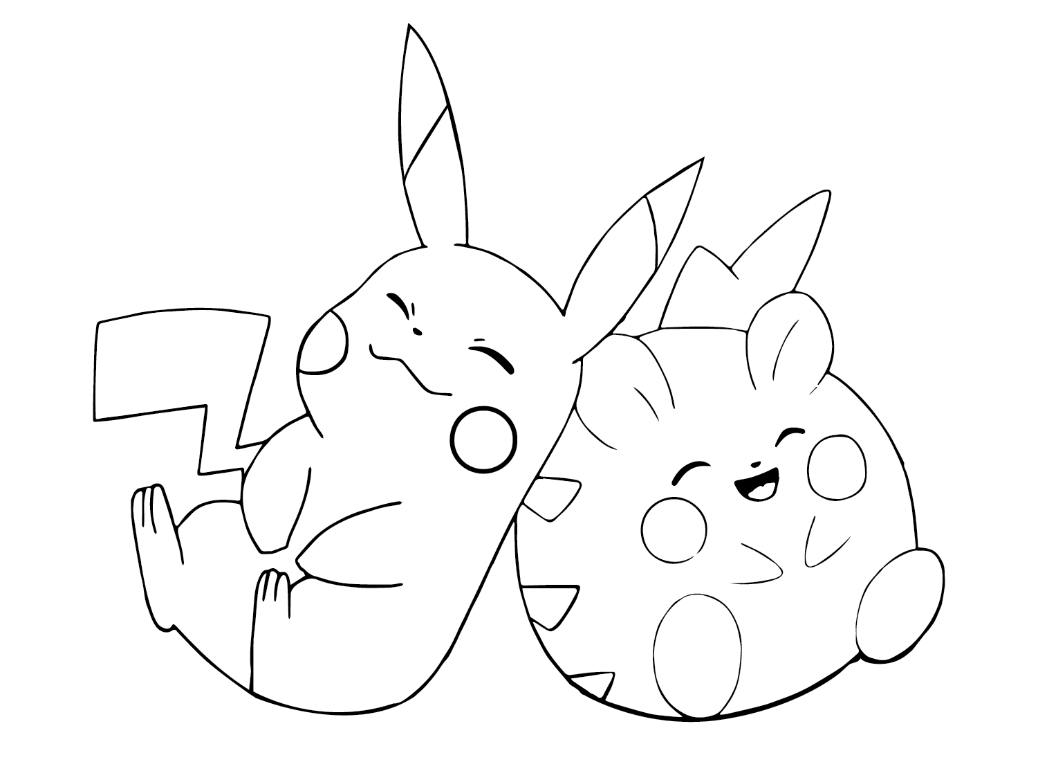 Togedemaru Coloring Pages - Free Printable Coloring Pages