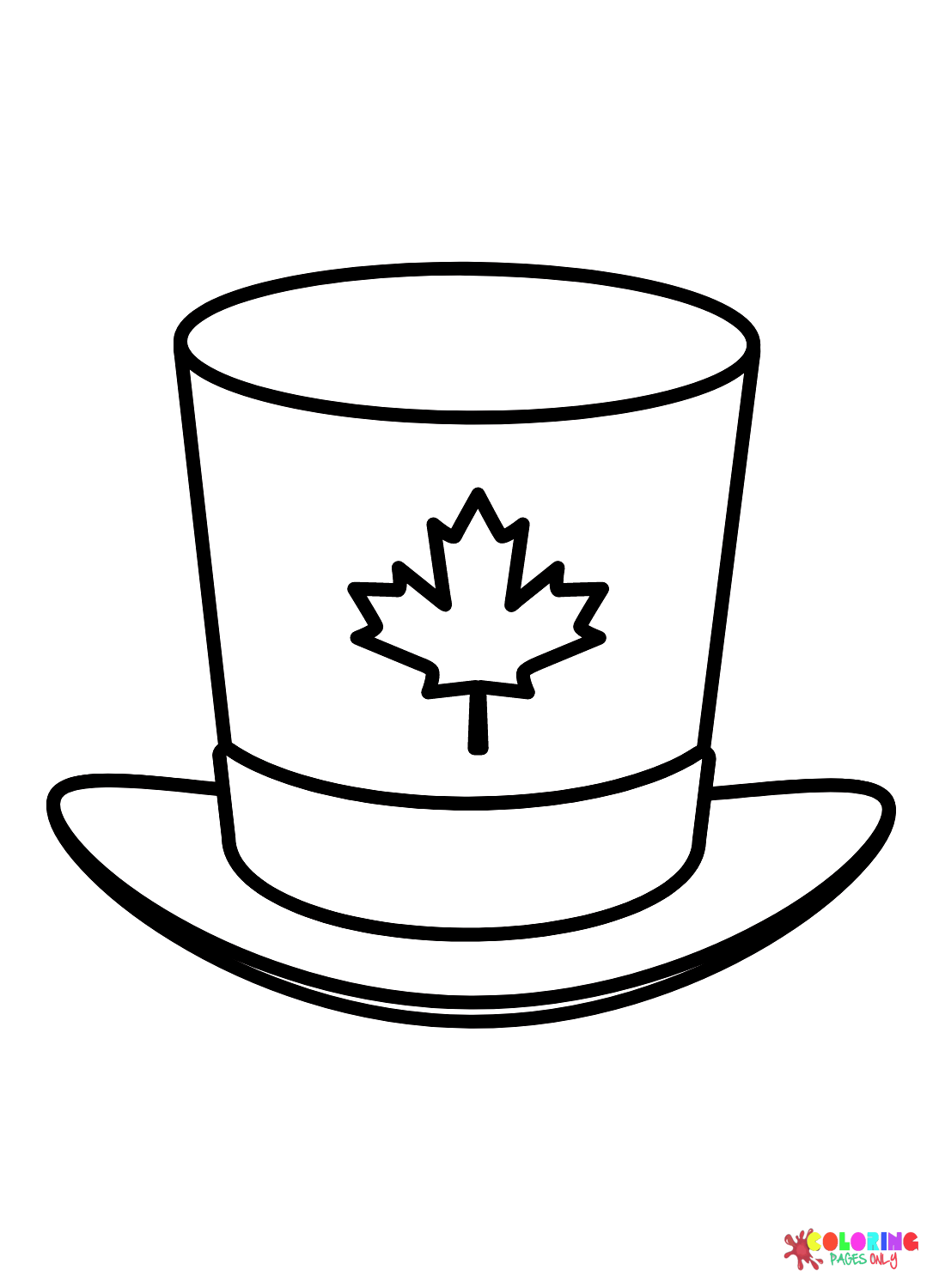 القبعة العلوية في يوم كندا من يوم كندا