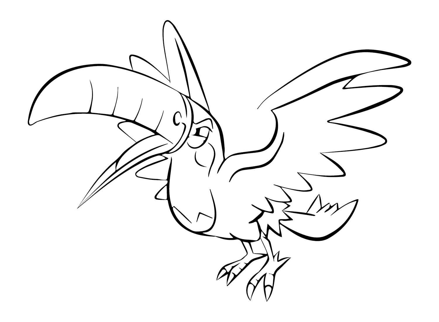 Toucannon Free Coloring Page - Free Printable Coloring Pages