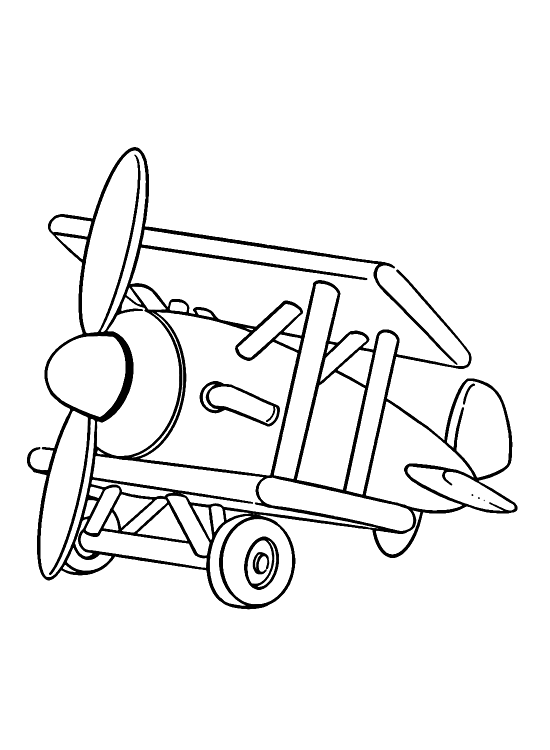 Игрушечный самолет из игрушек