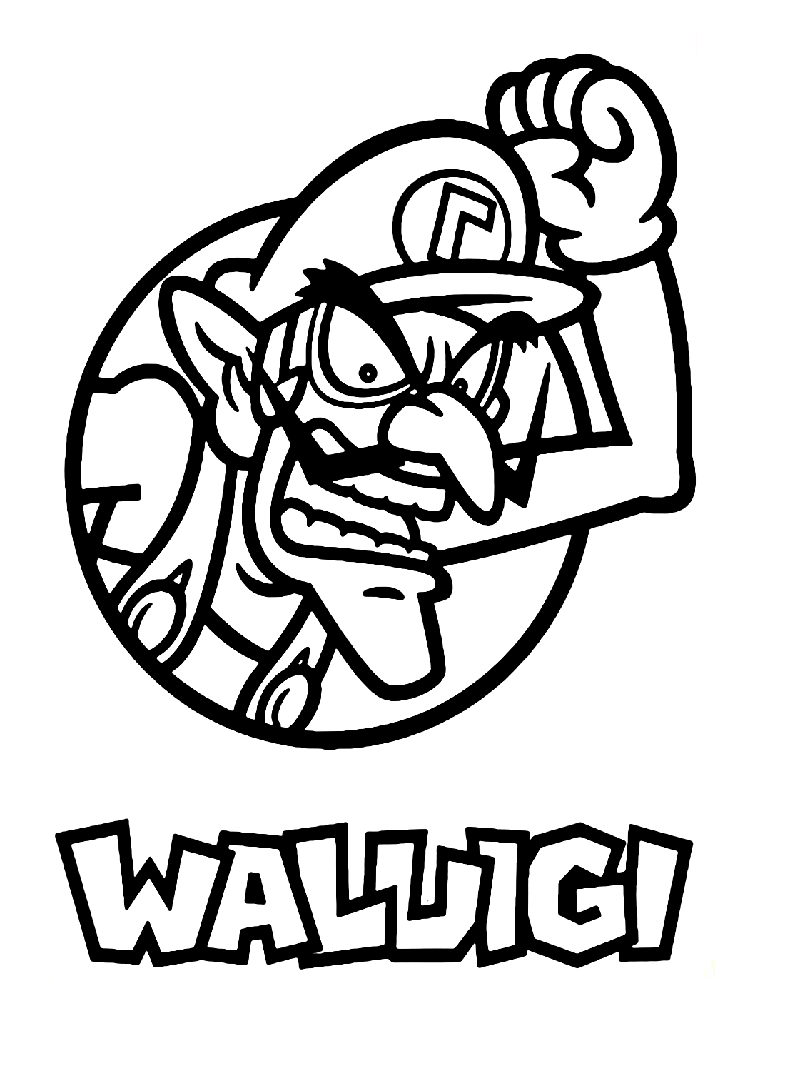 Waluigi Super Mario van Waluigi