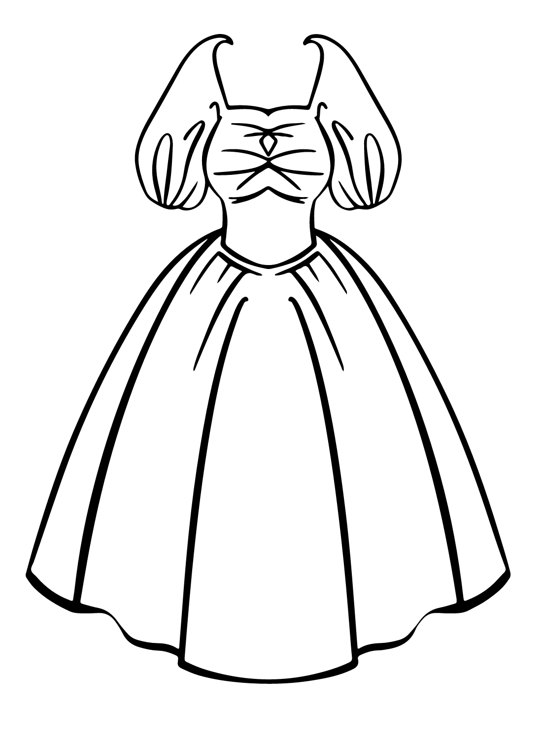 Wedding Dress Images Coloring Page