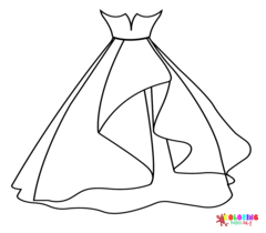 Wedding Dress coloring pages Coloring Pages