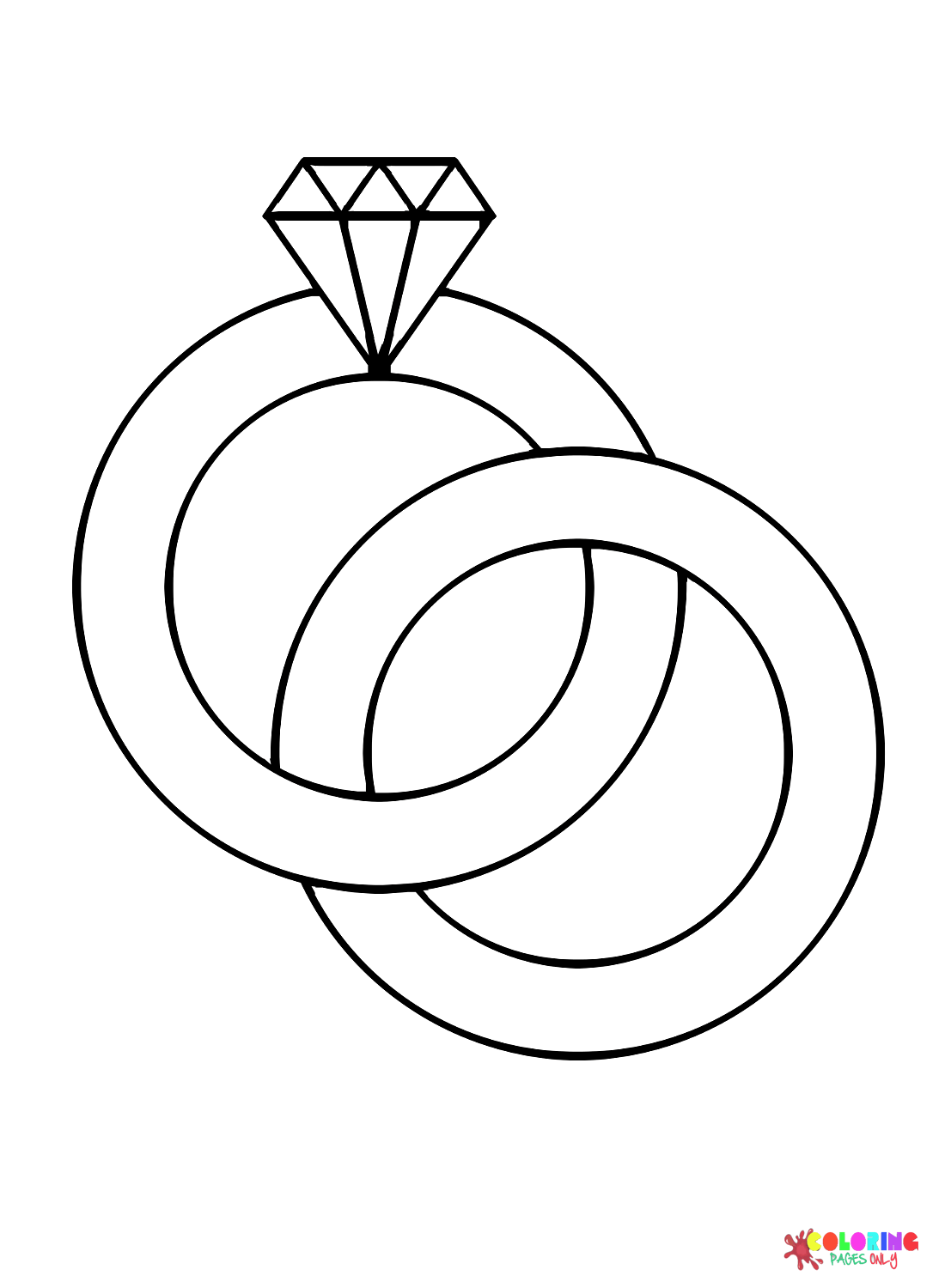 Icona dell'anello nuziale dall'anello nuziale