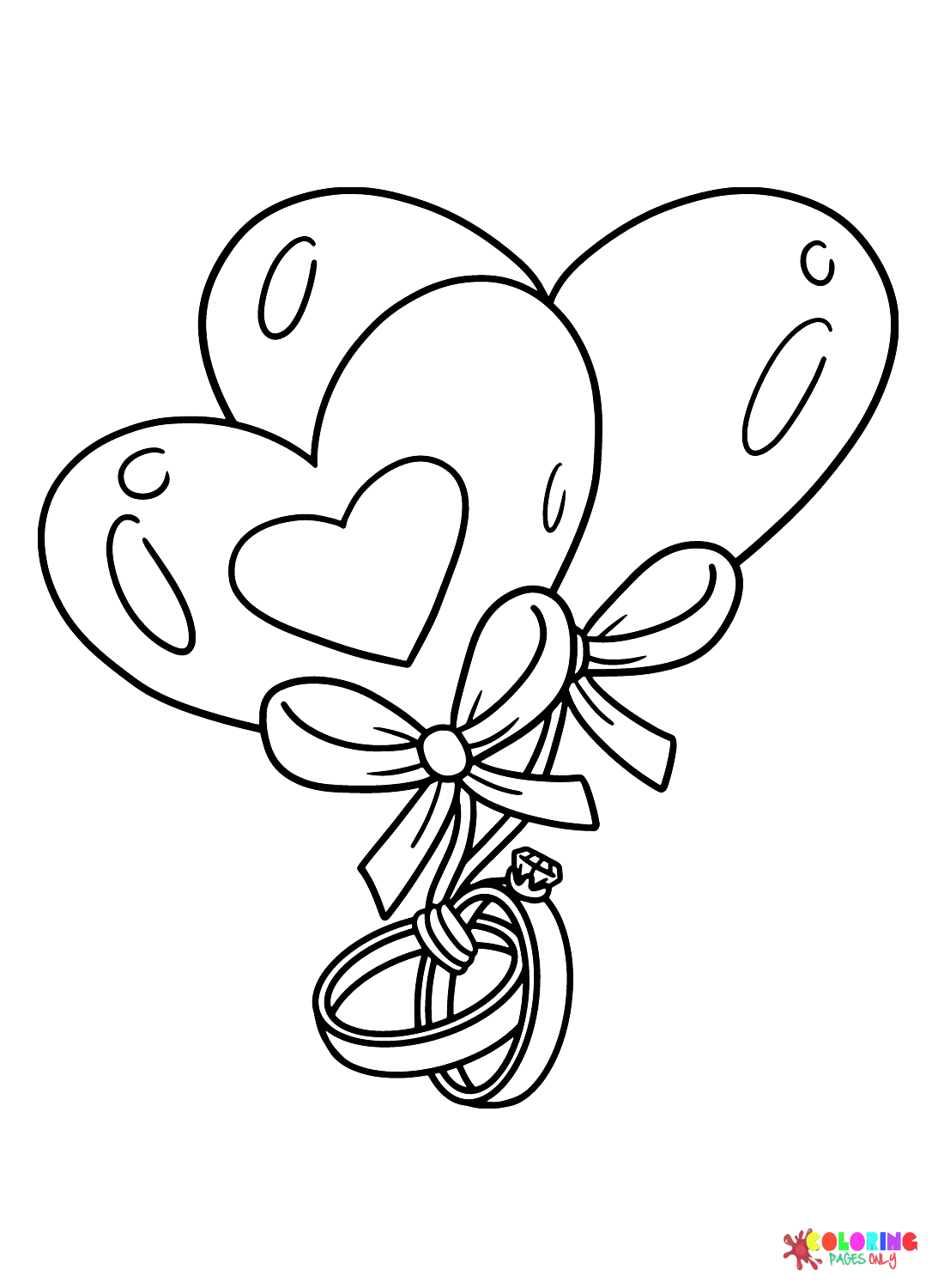 Fede nuziale con palloncini a cuore da Fede nuziale