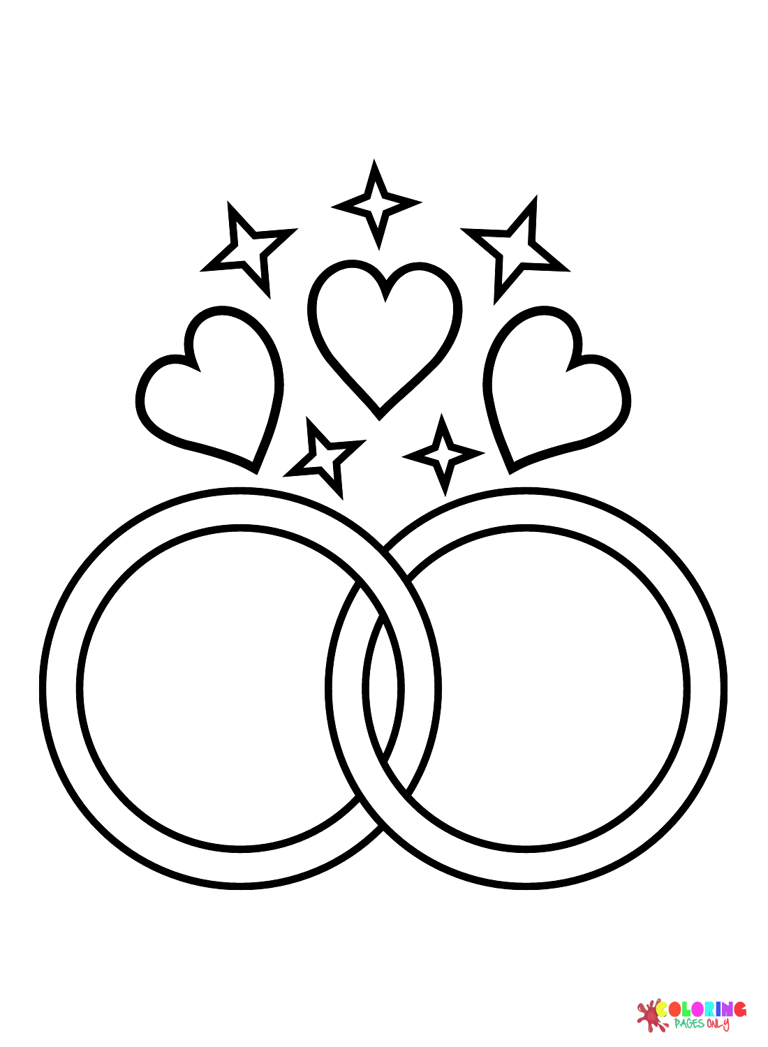 Wedding Rings with Hearts and Star from Wedding Ring