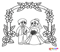 Wedding coloring pages Coloring Pages
