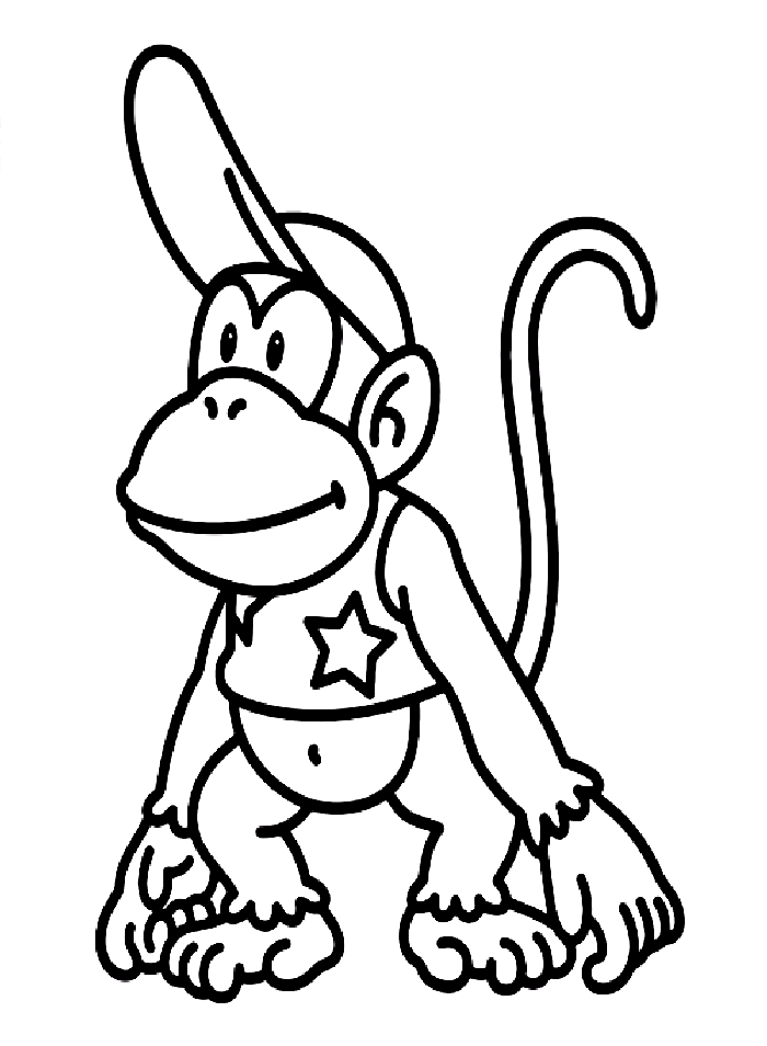 cute diddy kong