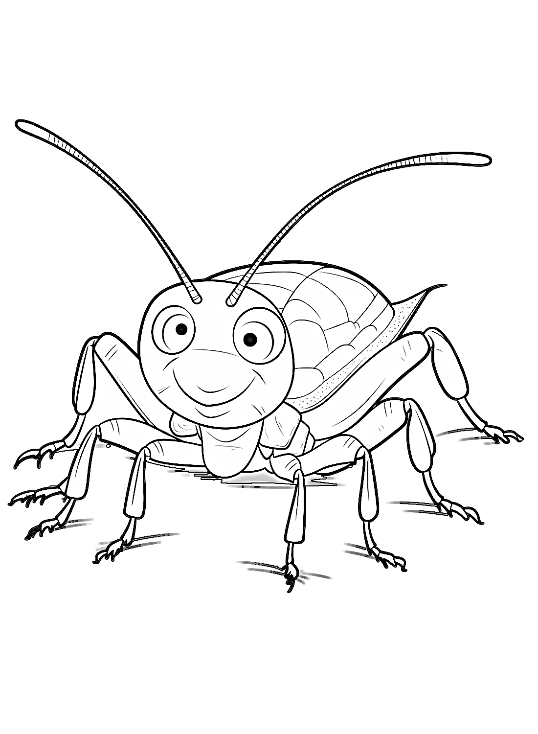 Een schattige kakkerlak van Cockroach