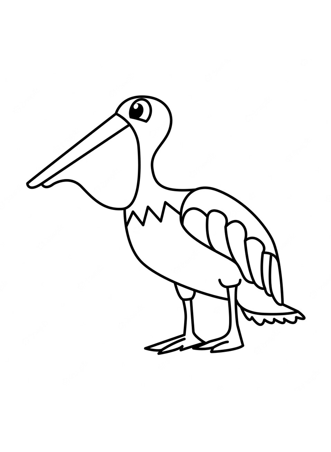 Ein lustiger Pelikan von Pelican