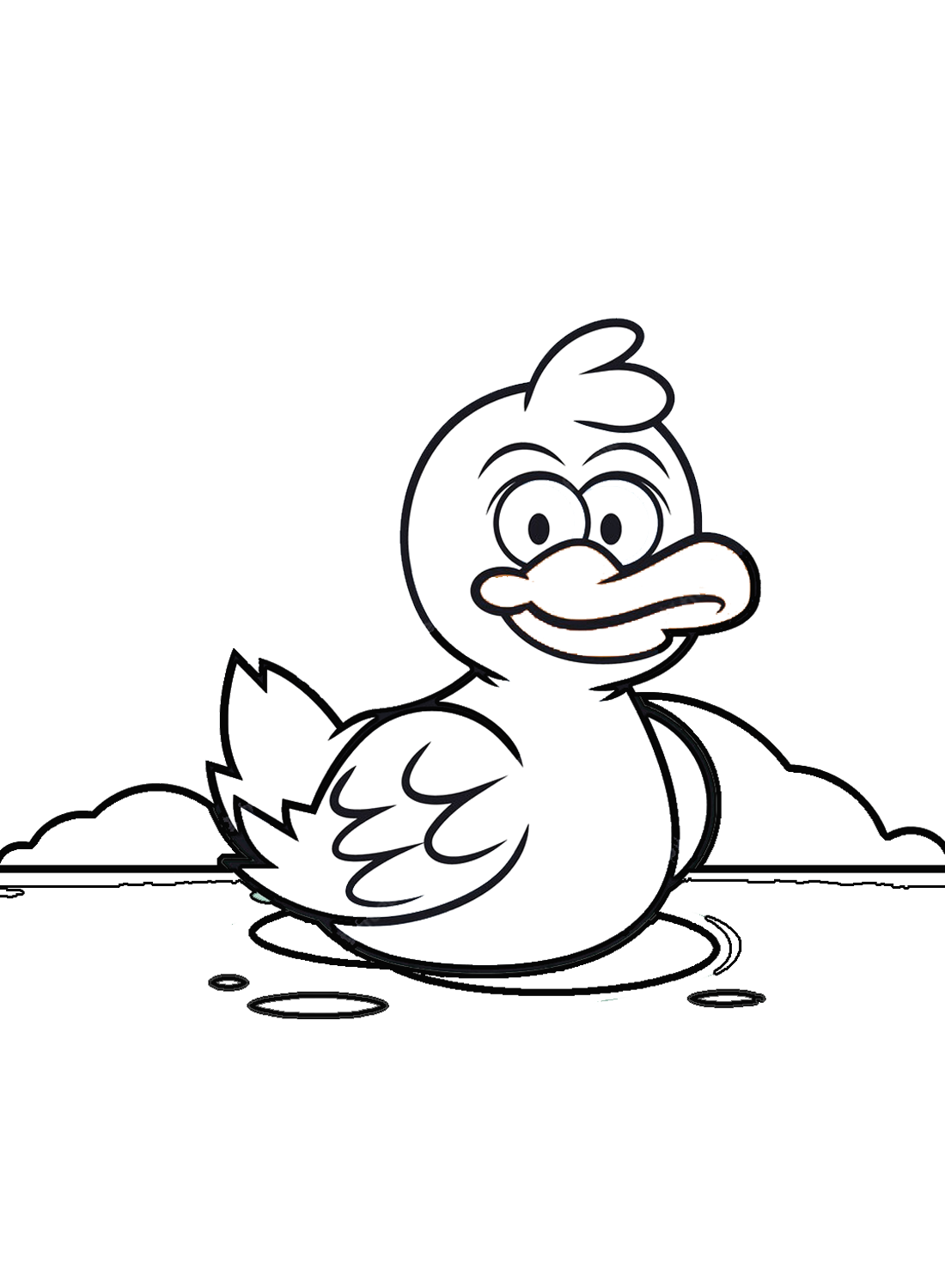 Un canard amusant de Duckling