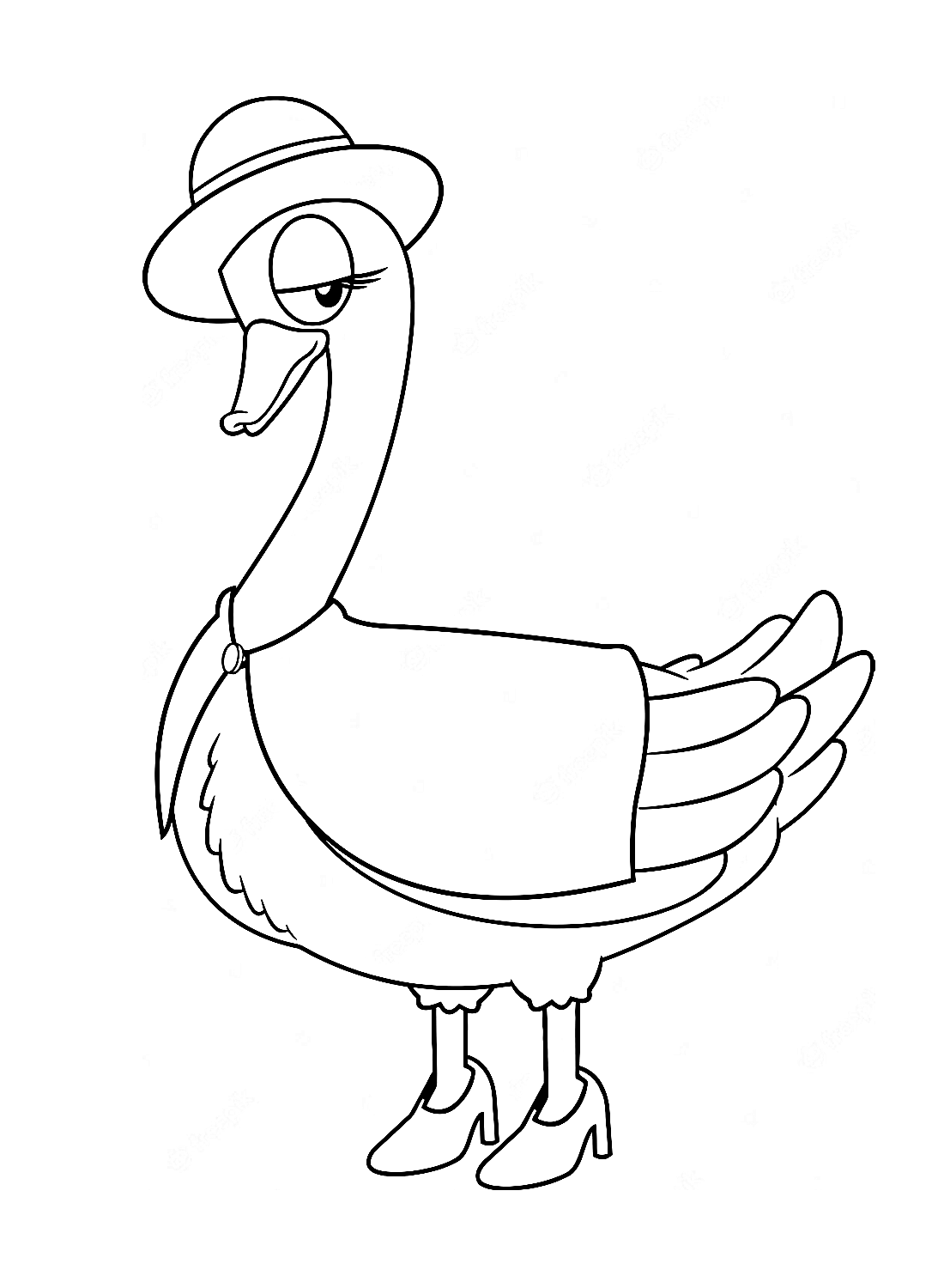 Een ganzenmeisje van Goose