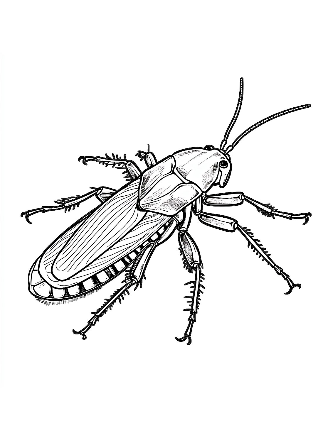 Een eenvoudige kakkerlak van Cockroach