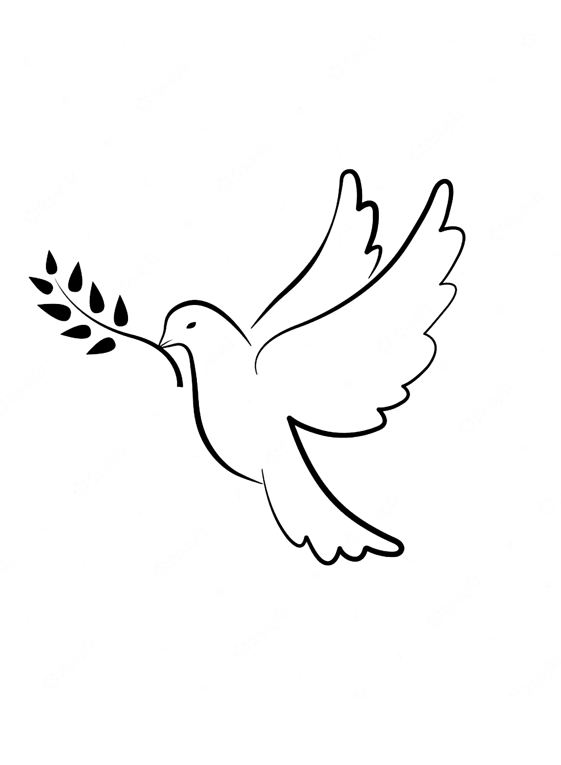 Una simple paloma de Doves.