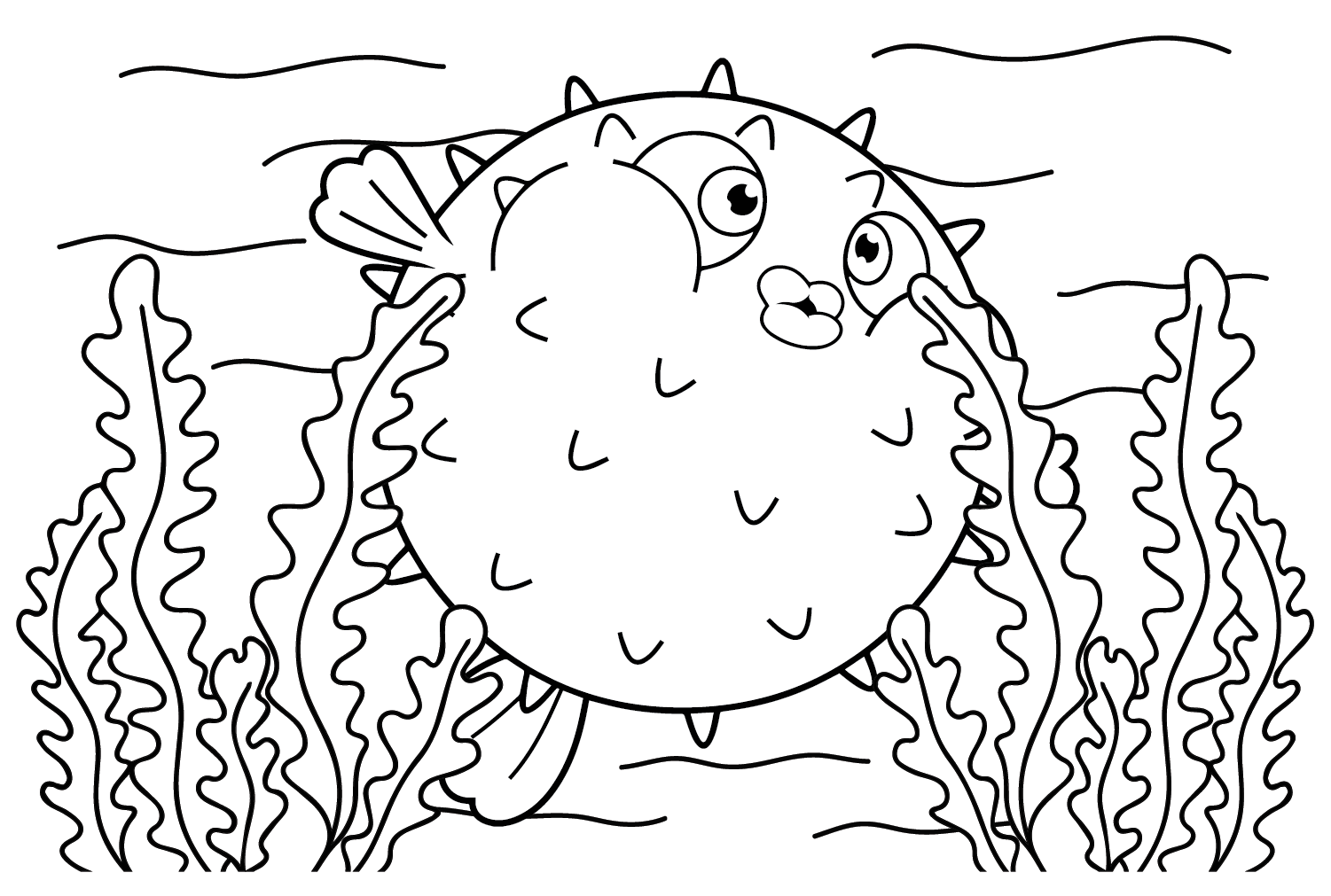 Cartoon kogelvis van kogelvis
