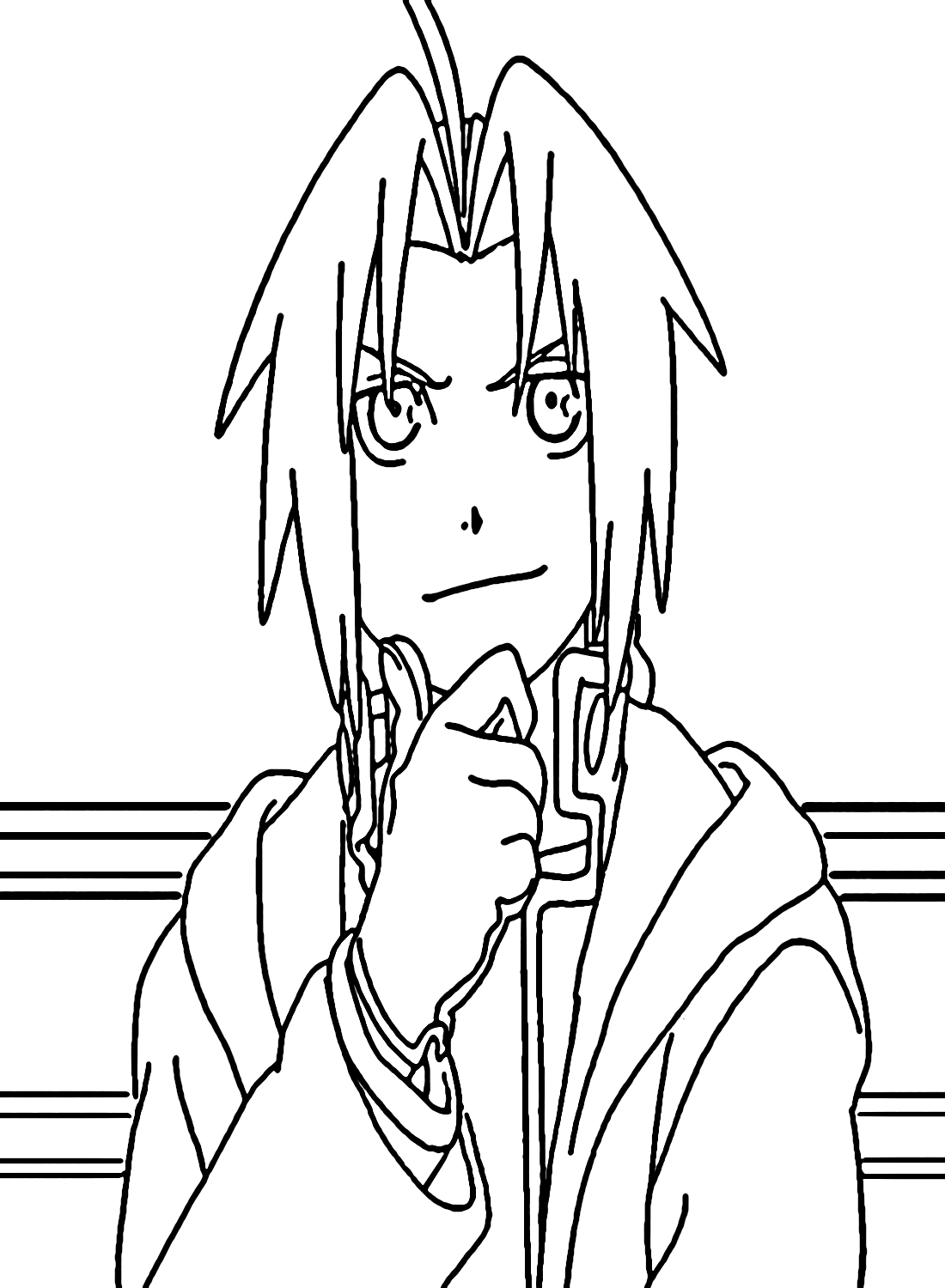 Cool Edward Elric Coloring Pages
