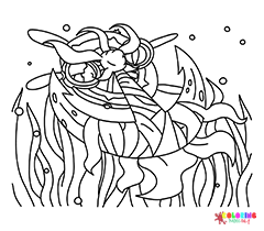 Dhelmise Coloring Pages