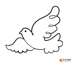 Doves Coloring Pages