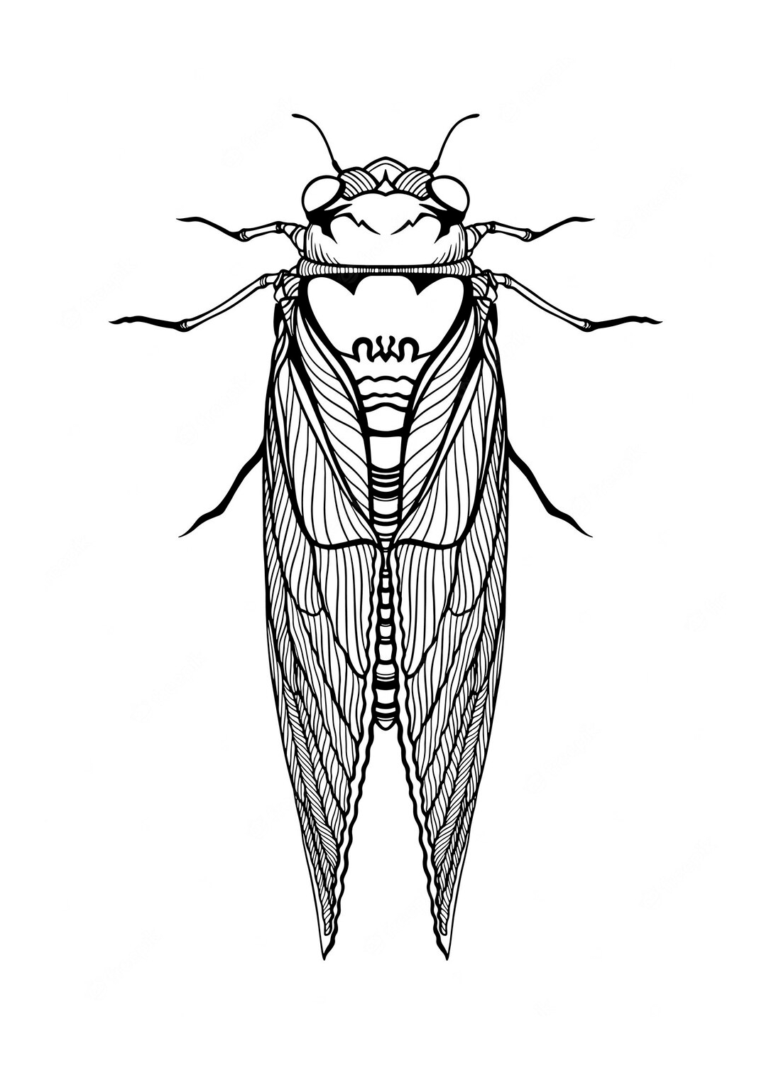 Disegnare uno scarafaggio da uno scarafaggio