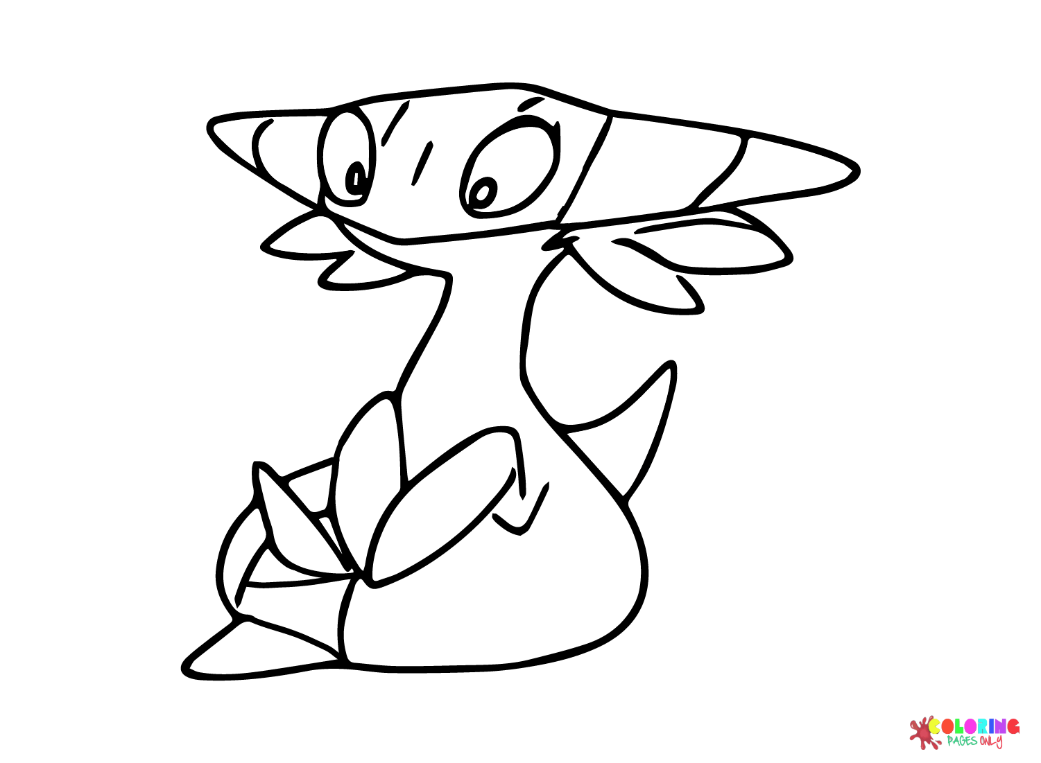 Drawing Dreepy Coloring Page