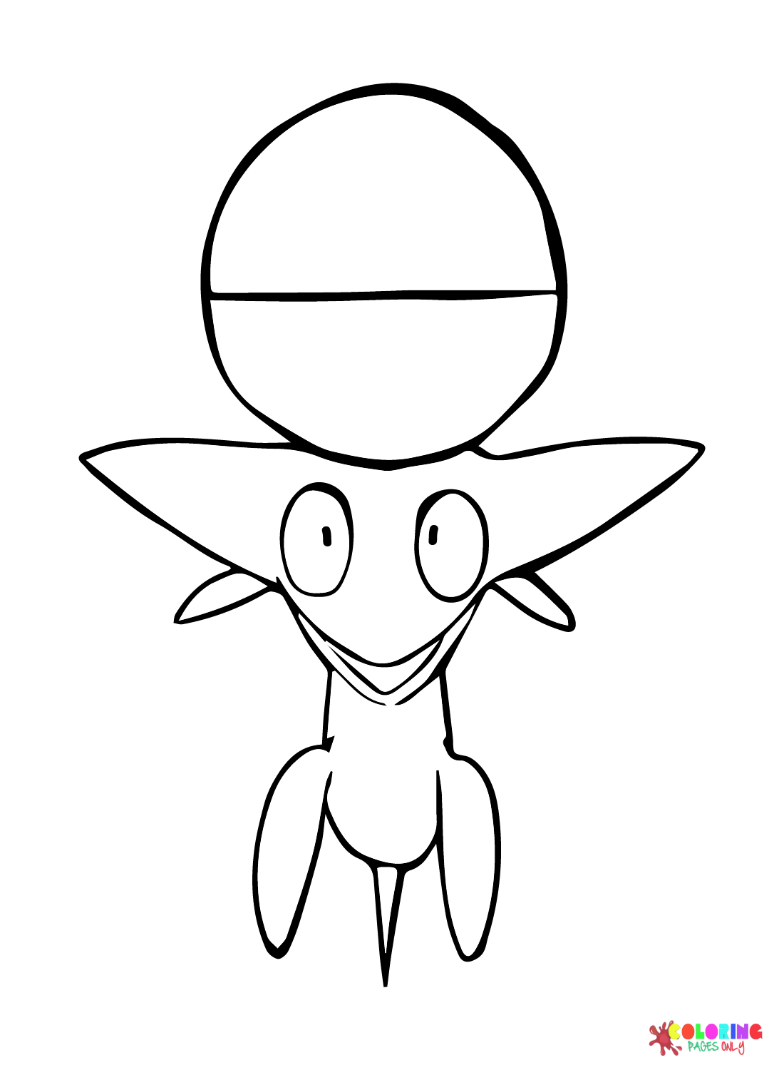 Dreepy with Ball Coloring Page