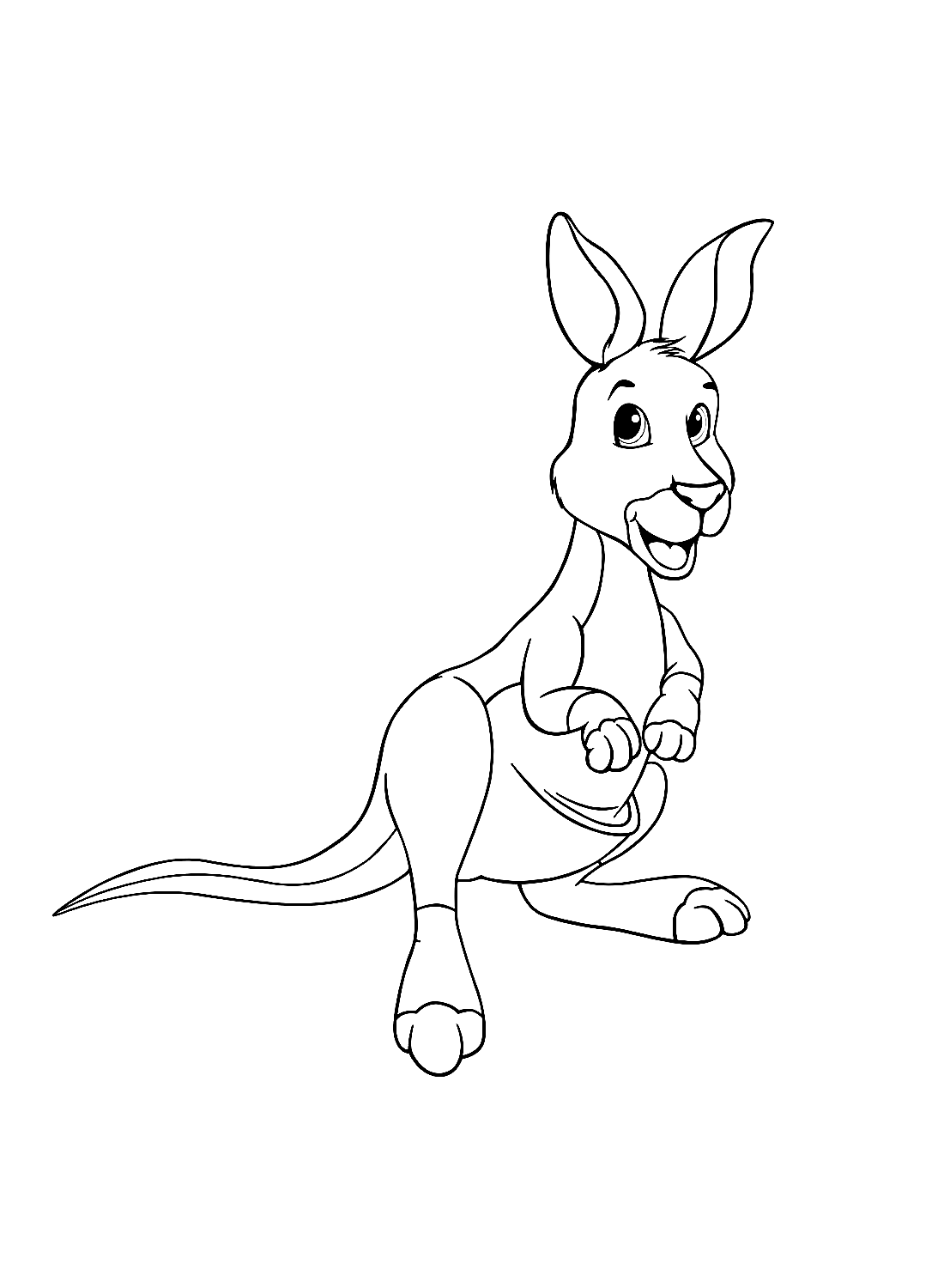 Easy Cute Kangaroo from Kangaroo