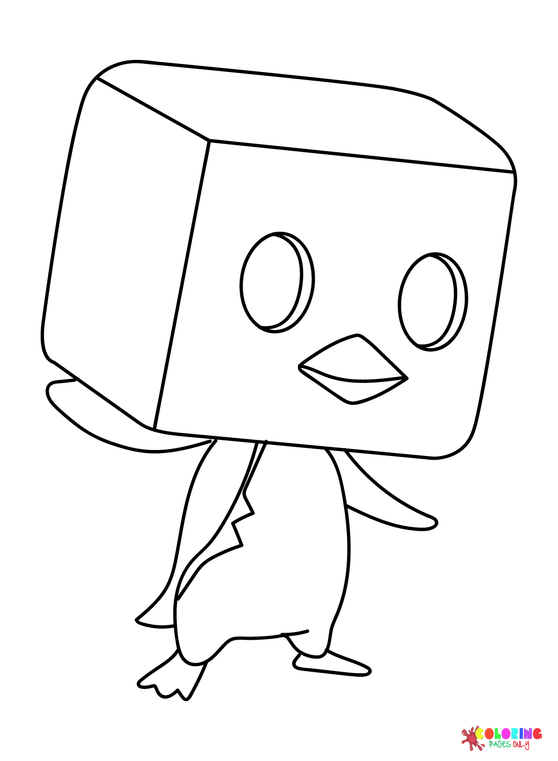 Eiscue Cartoon Coloring Page