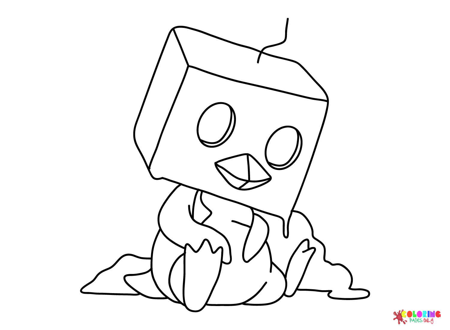 Eiscue Sad Coloring Page