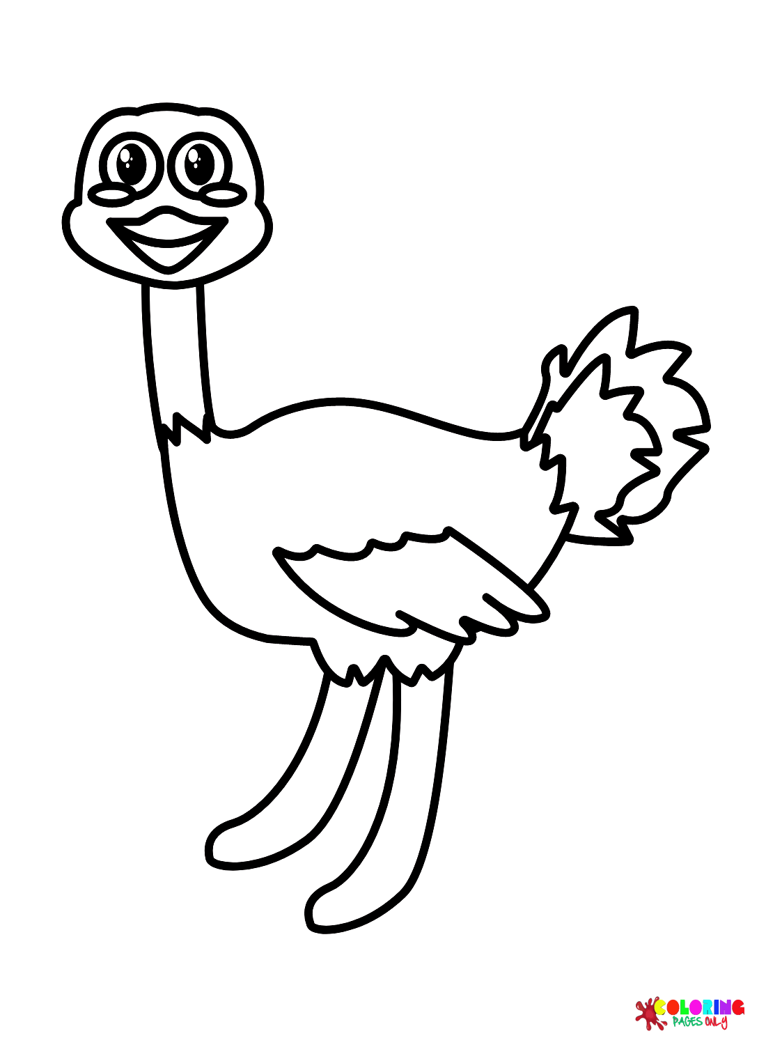 Emu-tekenfilm van Emu