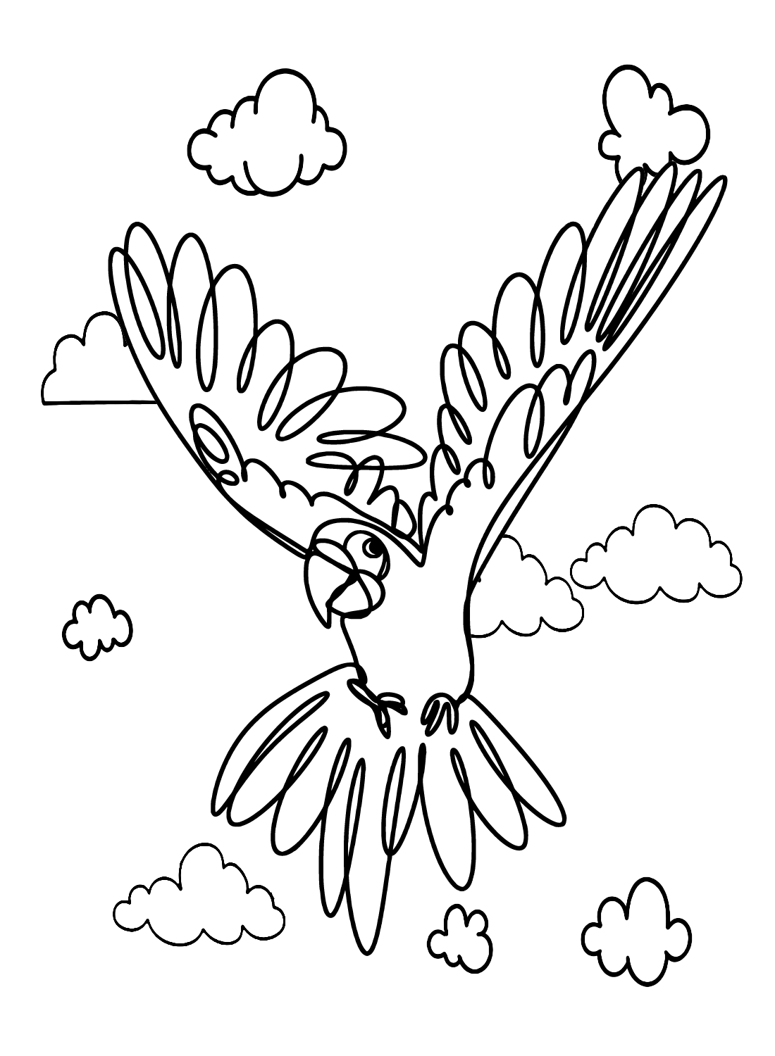 Летающий ара из ара