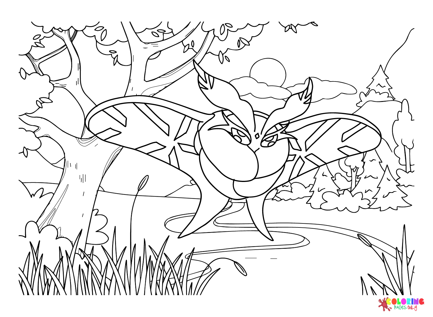 Frosmoth Images Coloring Page