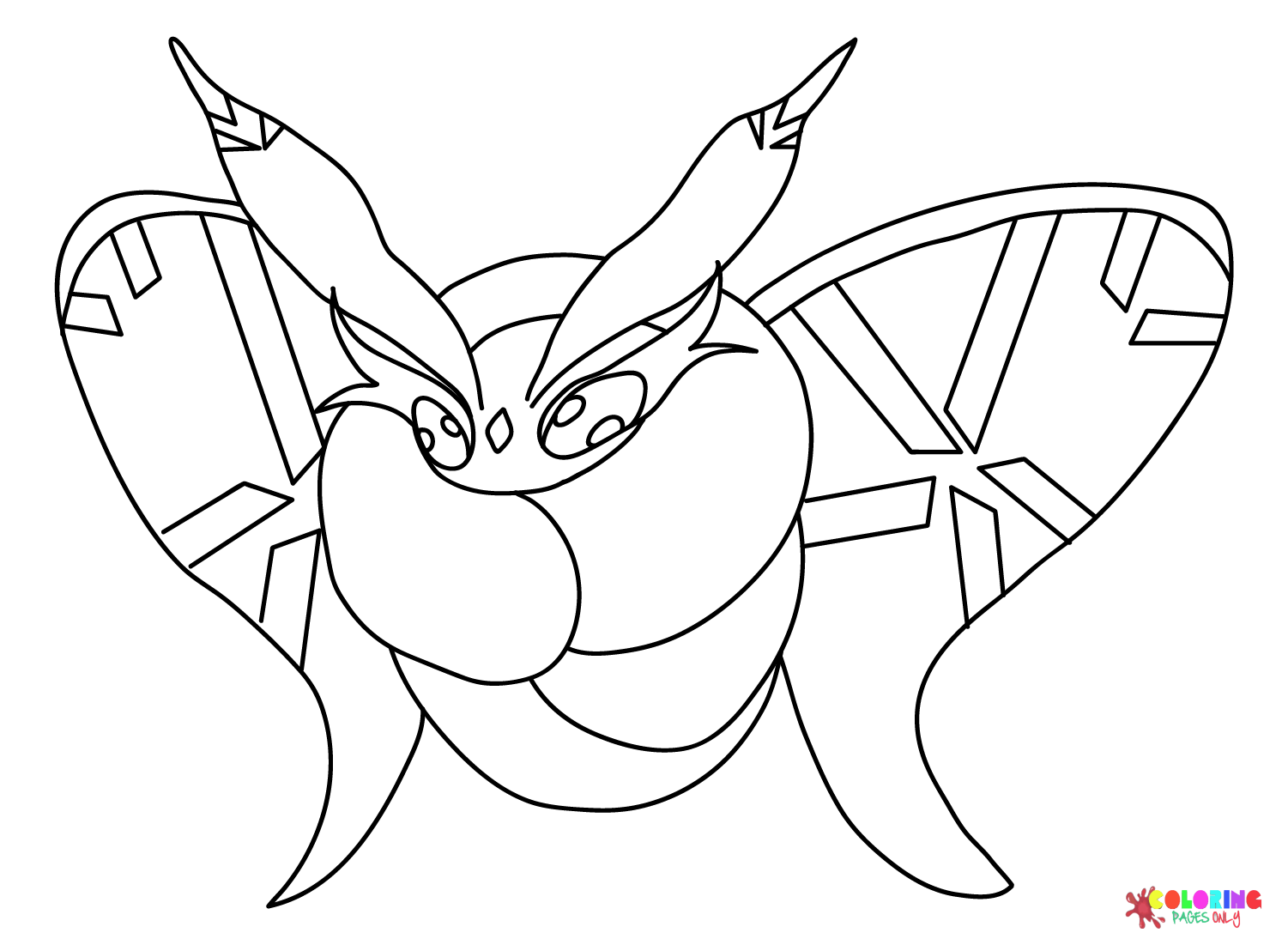 Frosmoth Printable Coloring Page