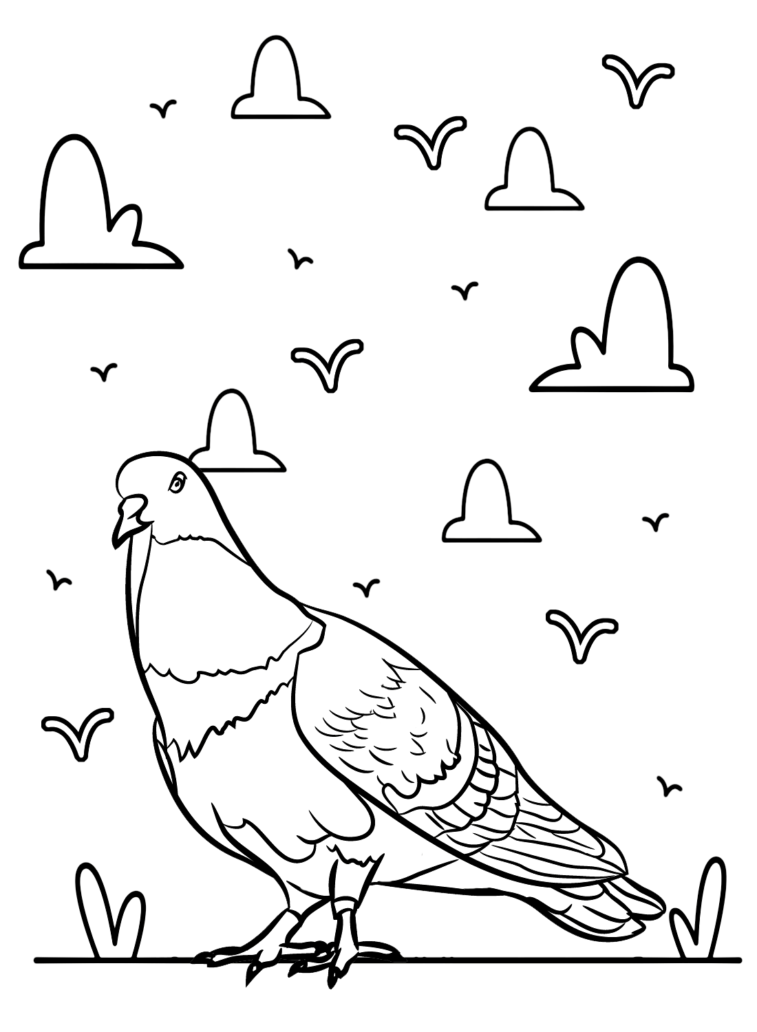 Sanfte Taube von Pigeon