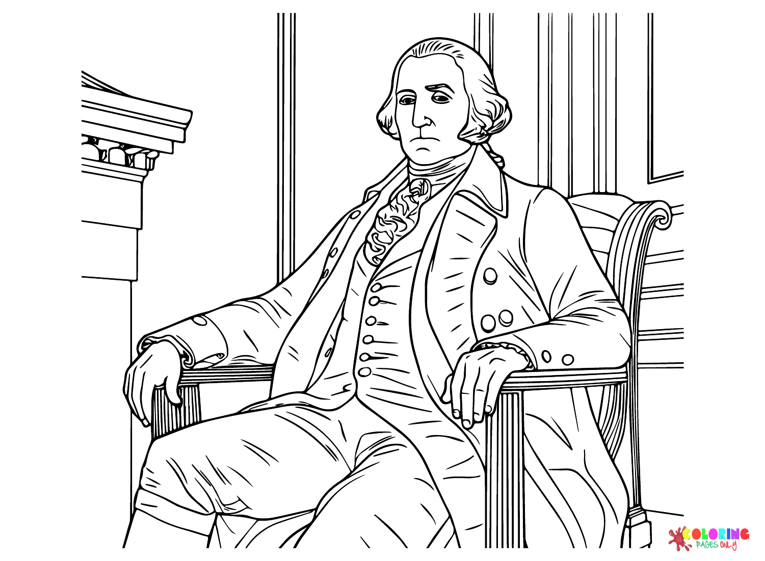 George Washington Dibujo de George Washington